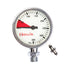 2" Brass and Glass pressure gauge
