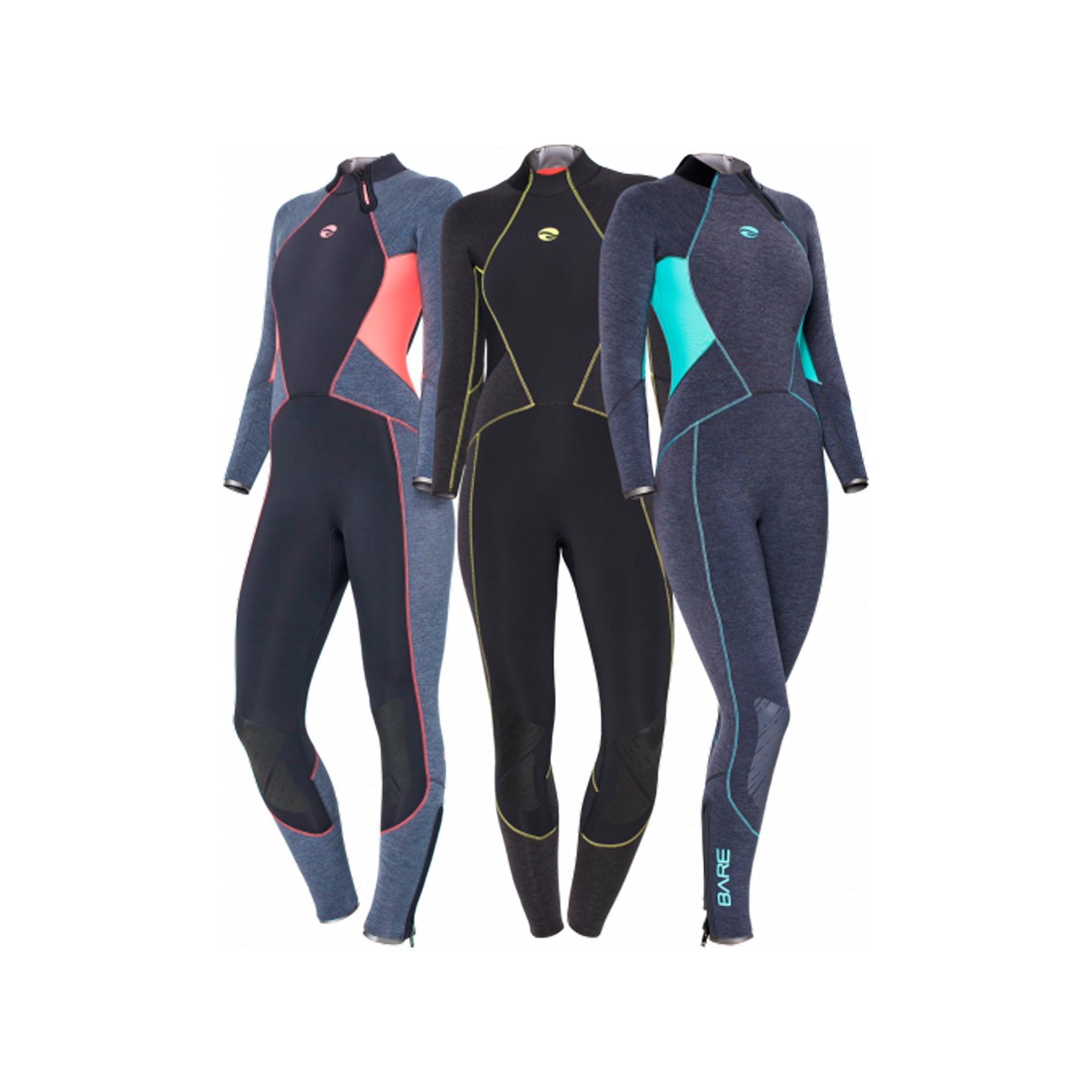 7mm Evoke Full - Women's-Wetsuits-Snorkeling, diver, sharkskin, scuba diving hk, warm protection, sharkskin, dive wear, bare wetsuit, aeroskin wetsuit, 浮潛