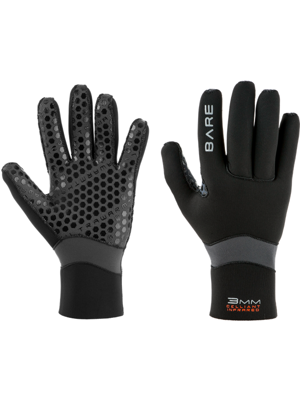 3mm Ultrawarmth Gloves-Gloves-Snorkeling, diver, sharkskin, scuba diving hk, warm protection, sharkskin, dive wear, bare wetsuit, aeroskin wetsuit, 浮潛