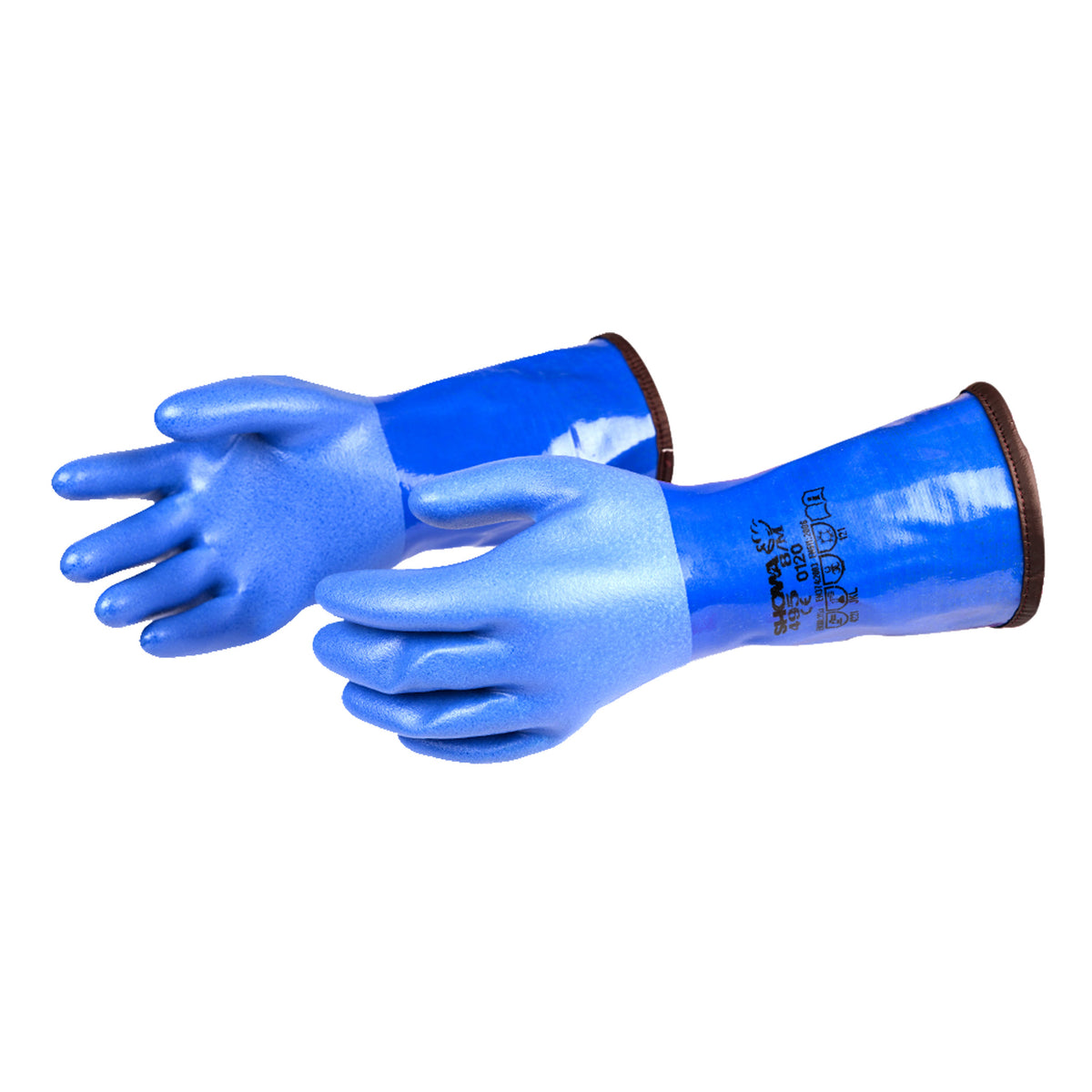 Dry Glove Only (1 pr with Acrylic Liner) Deep Blue Asia