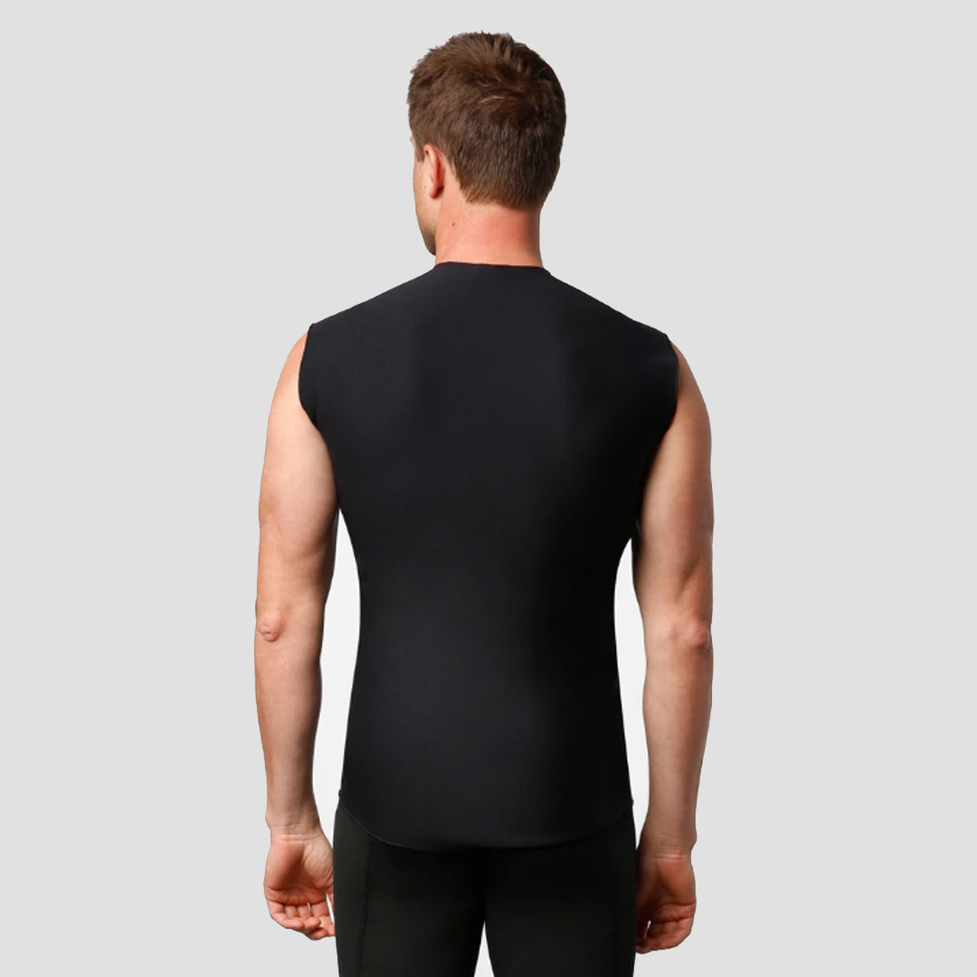 Sleeveless Pullover Vest with front zip (Unisex)-Top-wetsuit, diver, sharkskin, snorkeling gear, watersports equipment, diving fins, snorkeling mask, ocean reef, Garmin G1