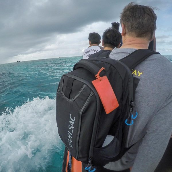 Steel Backpack-Bags-wetsuit, diver, sharkskin, snorkeling gear, watersports equipment, diving fins, snorkeling mask, ocean reef, Garmin G1